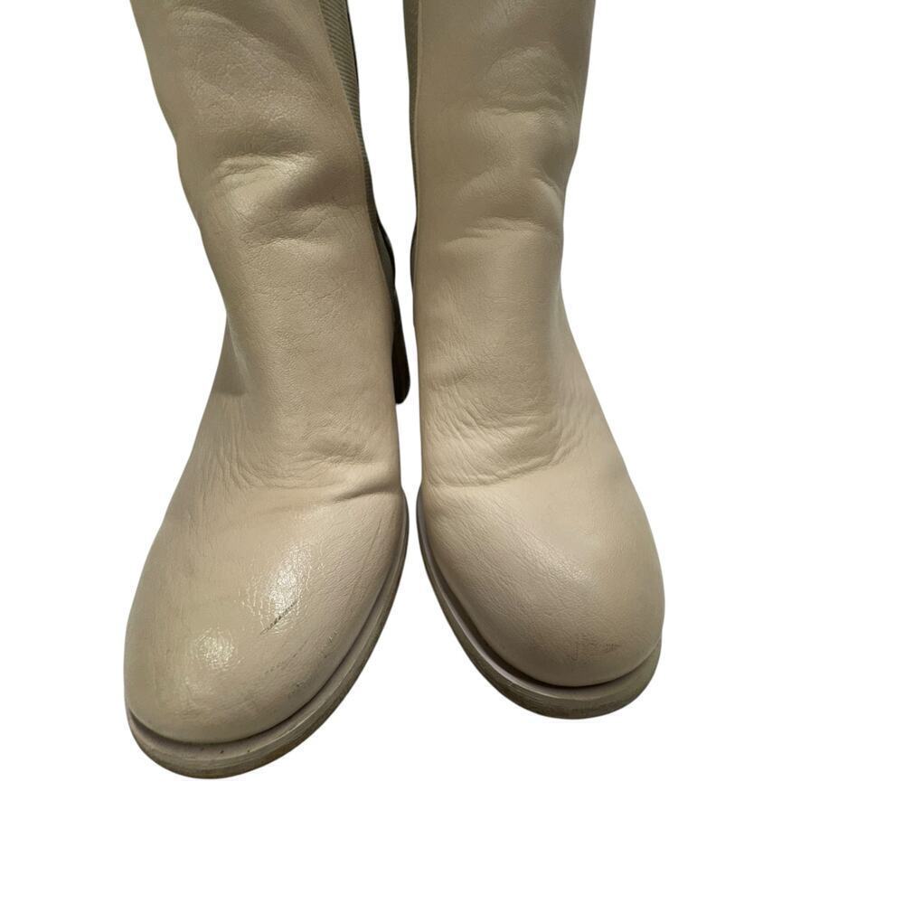 Oasis Society Olivia- Chelsea Heel Boots Neutral Color Size 7 - Picture 8 of 11